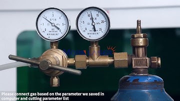 Mini Laser Cutting Machine Installation---Step 6 Install the Gas and Nozzle