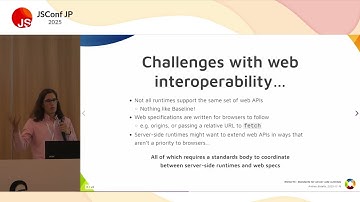 JSConf JP 2025｜Andreu Botella｜WinterTC  Standards for server side runtimes