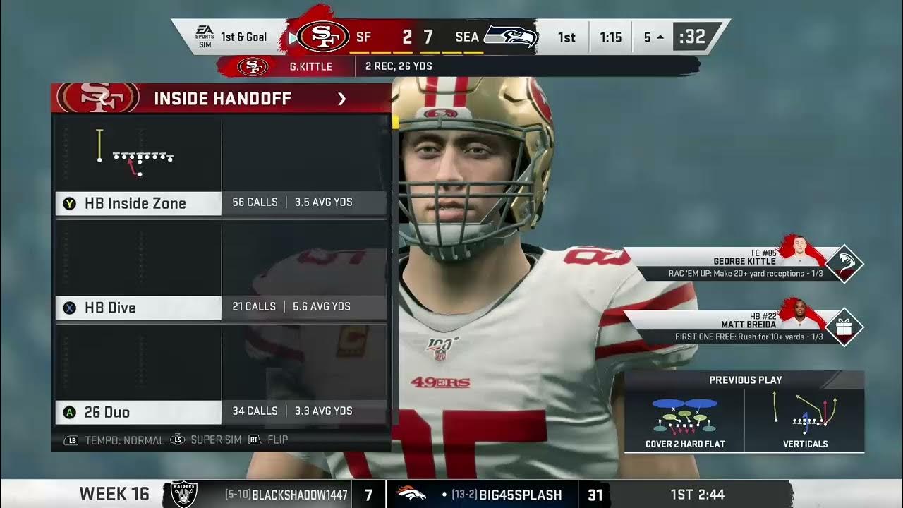 49ers franchise 2025 season 7 week 16 YouTube