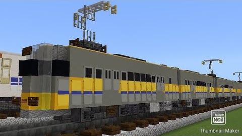 Minecraft 1:1 Scale LRTA1 2G LRV 1100 EMU Train Tutorial