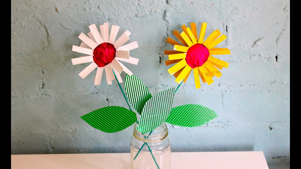 Magic Crafts with Toilet Paper 🧚‍♀️ Easy White Flowers DIY for
