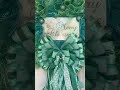 Turquoise Merry Christmas Wreath
