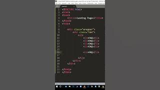 How To Build A Landing Page With HTML And CSS | HTML & CSS Landing Page