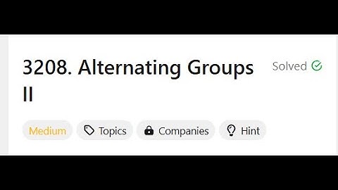 3208. Alternating Groups II | LeetCode | POTD | Sliding Window