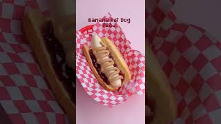 Peanut butter and jelly... on a banana hot dog?