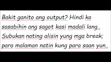 Java Tutorial Tagalog 11 switch statement