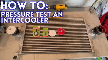 How to Pressure/Leak Test Your Intercooler! (7.3 Powerstroke Intercooler)