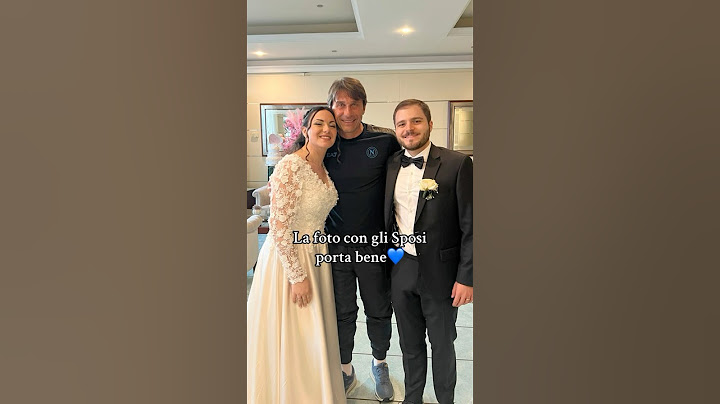 CONTE e la foto con gli SPOSI nel ritiro del NAPOLI 📸💙