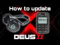Як обновити прошивку Xp Deus2.How to update Xp Deus 2.Как обновить Xp Deus2.