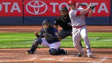 CIN@MIL: Selsky plates run with single to right field