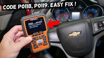 FIX CODE P0118 P0119 COOLANT TEMPERATURE SENSOR CHEVY, CHEVROLET, GMC, BUICK, CADILLAC