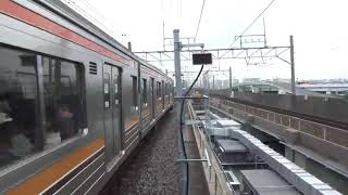 武蔵野線205系　M18編成　舞浜駅発車