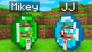 Mikey EMERALD vs JJ DIAMOND Tiny Base in Minecraft (Maizen)