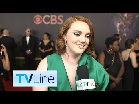Shannon Purser "Stranger Things/Rise" Interview at Emmys 2017 | TVLine