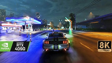 [8K60] NFS Unbound : RTX 4090 DLSS 3 | ANIME / HUD Disable | Reshade ON OFF | 2022 gameplay