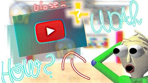 How To Make GameOver Videos In Your Decompile! 📢📸 / #video #decompile #baldisbasics