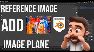 Blender 4.5, Add Reference Image Plane, Part 3 Tutorial