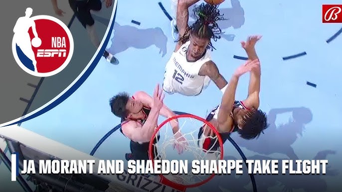 Shaedon Sharpe puts Draymond Green on a POSTER 🌇