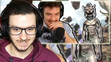Daxellz Reacts to Doug Doug Skyrim, but random enemies spawn every time I