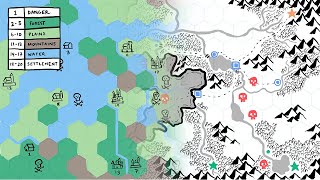 Hex Map Worldbuilding GAMIFIED