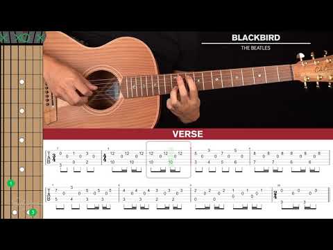 Blackbird Guitar Cover The Beatles 🎸|Tabs + Chords|