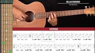 Blackbird Guitar Cover The Beatles 🎸|Tabs   Chords|