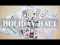 HUGE HOLIDAY HAUL | Sticker Kits, Icons & More Foiled Goodies!