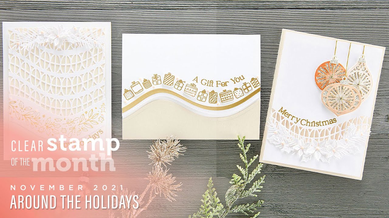 May 2021 Clear Stamp of the Month is Here – Borders & Sentiments -  Spellbinders Blog