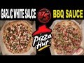 Pizza Hut Review Garlic White Sauce VS BBQ Sauce Pizza Pizza Hut Review Garlic White Sauce VS BBQ Sauce Pizza