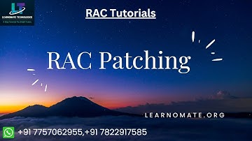 RAC Patching | Check OPatch and Patch Applied in Oracle RAC