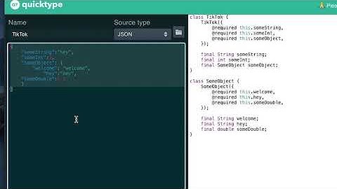 Flutter Tik Tok Clone - Fast Model Creation