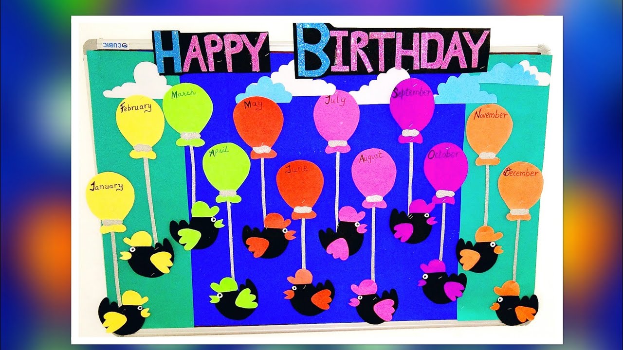 Ideas To Make Birthday Charts For Classroom