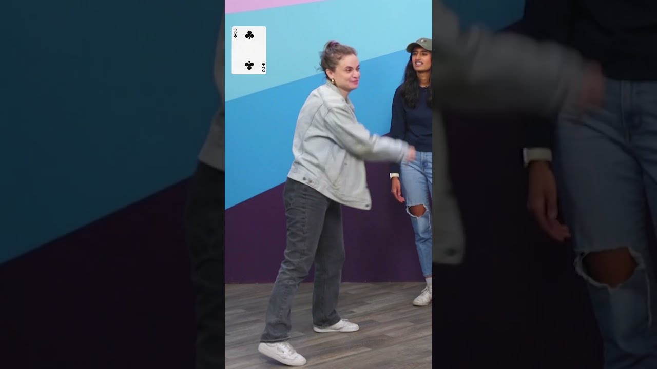 Can They Guess This Card Just By Her Impression 