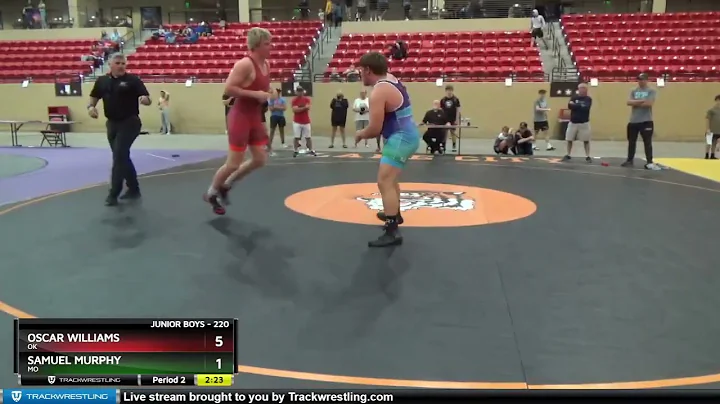 220 Lbs 1st Place Match - Oscar Williams, OK Vs Sa...