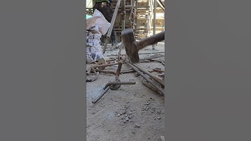 Drilling for support formwork #shorts #construction #building #civilengineering