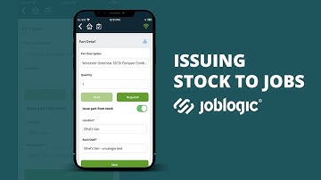 How-To Guide | Issuing Stock To Jobs | Joblogic®
