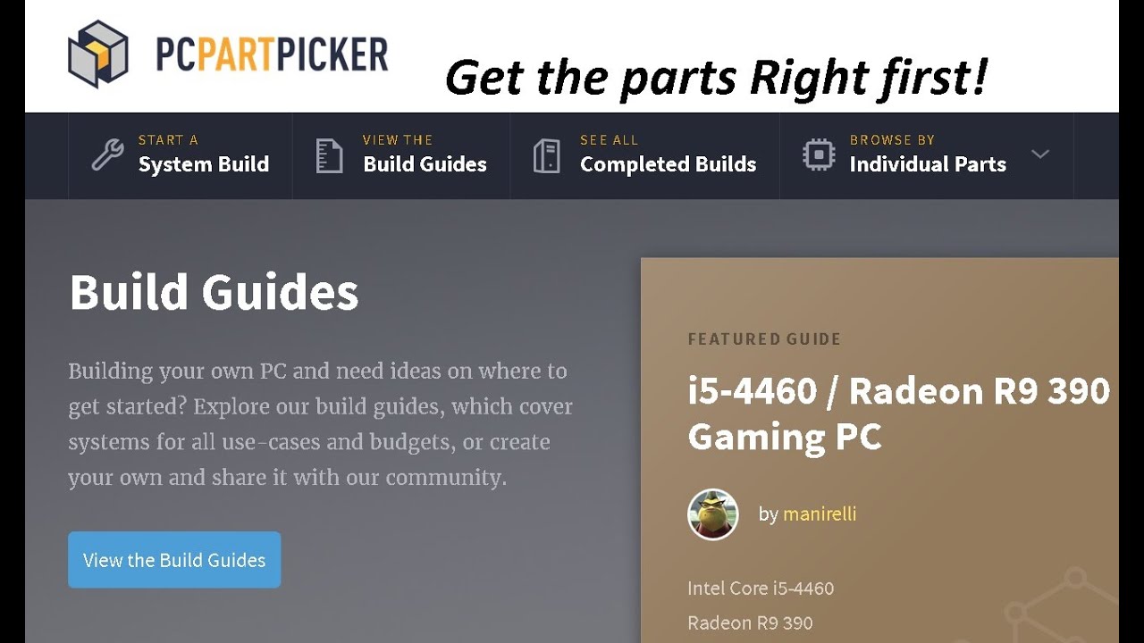 Top 5 PC Parts Pickers to Build Your PC - MiniTool