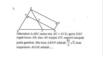 SIMAK UI 2019 Pembahasan Soal Matematika Dasar Geometri 7