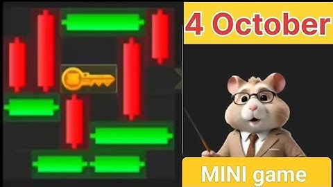 4th October Hamster Kombat Daily Mini-Game Puzzle Solved #hamstercombat #minigame