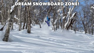 Snowboarding Untouched Zones at Niseko Village in JAPAN Best Day of Our LIVES!!