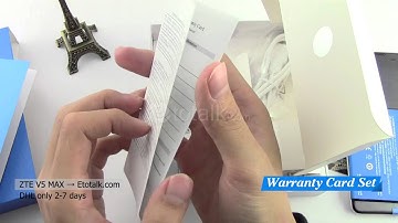 ZTE V5 MAX 4G LTE Android 4.4 KitKat Snapdragon Quad Core - Unboxing