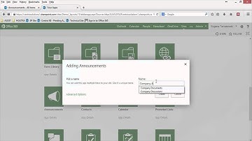 How To Setup Announcements In Sharepoint