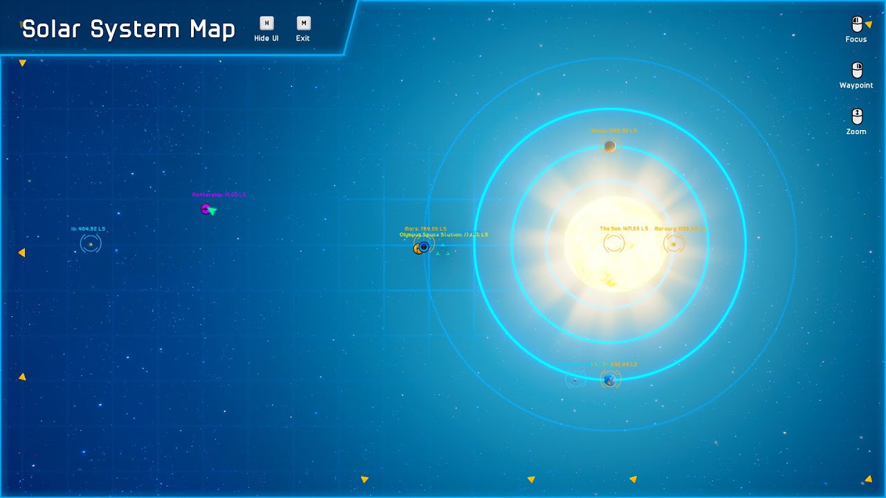 Solar System Map - WIP (Unreal Engine 4) | Worlds Of The Future - YouTube