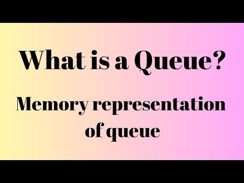 What is a Queue? Memory representation of queue #queue @simanstudies ...