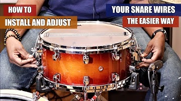How To Install & Adjust Snare Wires The Easier Way + Shopping & Selection Tips!