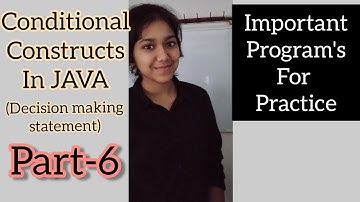 Class 9th ICSE l Conditional Constructs in JAVA Important Programs for practice l Part-6 l in Hindi