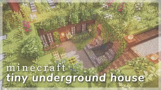 [Minecraft] Tiny Underground House 🌱 - Build Timelapse | CIT Resource Packs