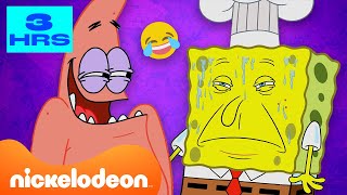 سبونجبوب | أكثر من 3 ساعات من أكثر اللحظات المضحكة من سبونجبوب | Nickelodeon Arabia