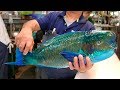 日本路邊小吃 - 巨大的拿破崙魚 生魚片
