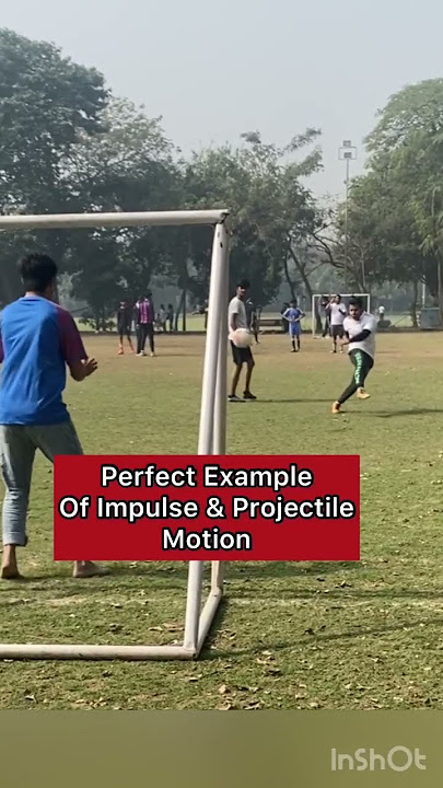 Impulse & Projectile Perfect Example #physics_in_football